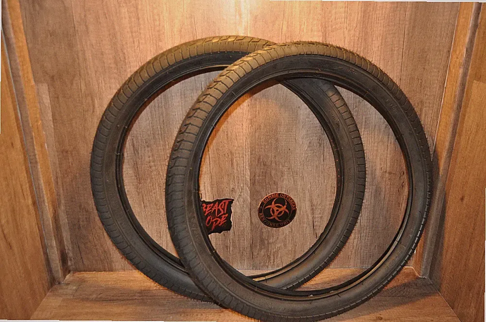 20" Mongoose BMX Tires Set (20x2.125) Front and Rear BMX Tire Child Bike Tires.