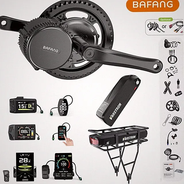 BAFANG BBS02B 48V 750W 68-100mm Mid Drive Motor DIY Ebike Conversion Kit USA