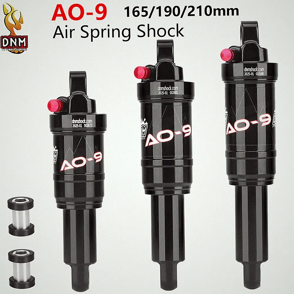 DNM Bike Air Shock Suspension XC/City/E-Bike Bicycle Rear Shock 165/190/210mm