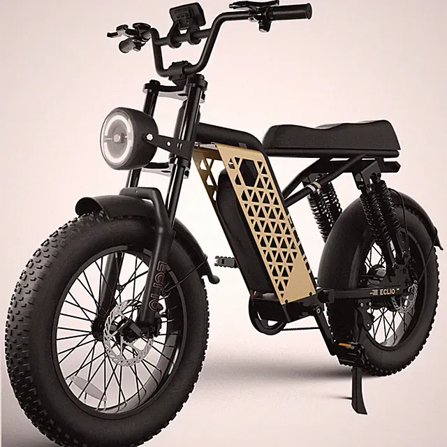 ECLIO 20" Electric Bike Peak 1200W 28MPH Electric Dirt Bike Ebike for Adults
