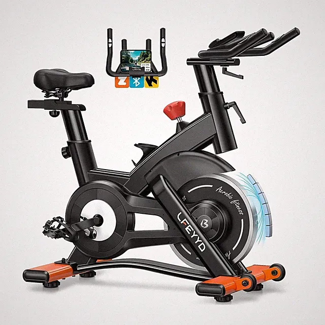 Exercise Bike for Home, Quiet Adjustable Magnetic Stationary Bike for Home Ca...