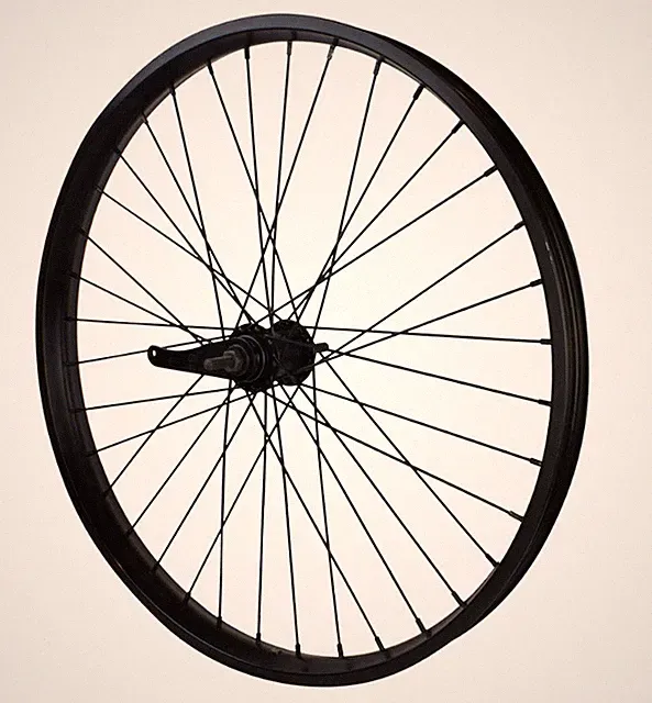 PRO+ Cruiser Bike Bicycle Alloy 26" 45mm 36 Spoke Rear Coaster Wheel Matte Black