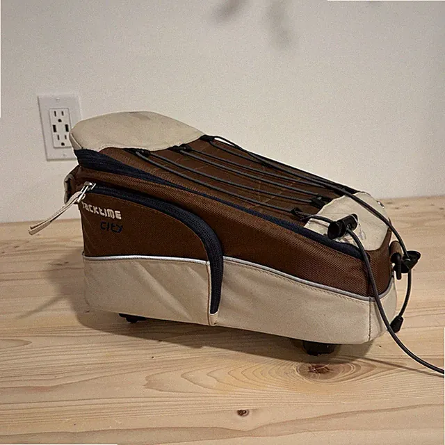 Racktime Commuter City Bike Rear Rack Bag Tan
