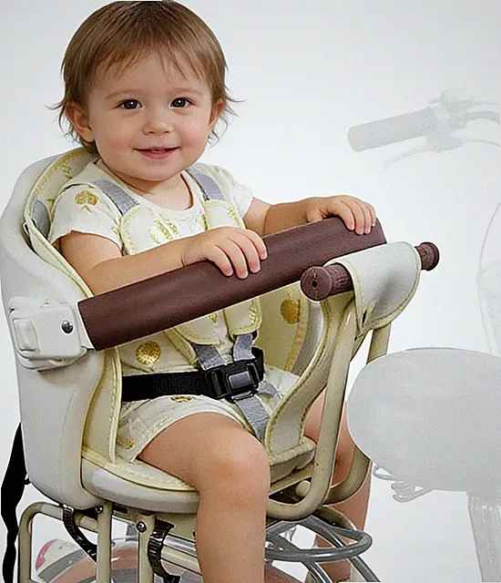 Safe & Comfortable Rear Child Bike Seat for Adults, Mountain & Electric Bikes
