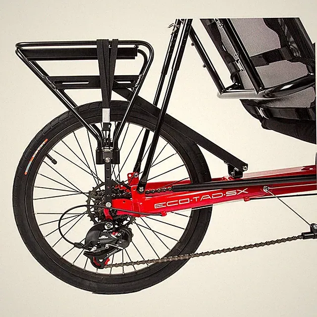 Sun Seeker Recumbent Rear Carrier Bike Rack Rr Sun Skr Eco-tad Aly Bk