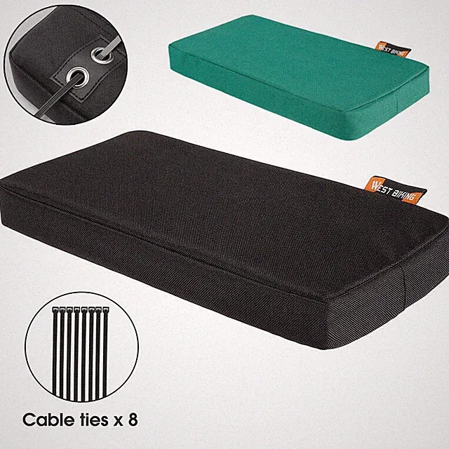 WEST BIKING Bicycle Manned Cushion Mountain Bike Back Shelf Seat Cushion Comfort